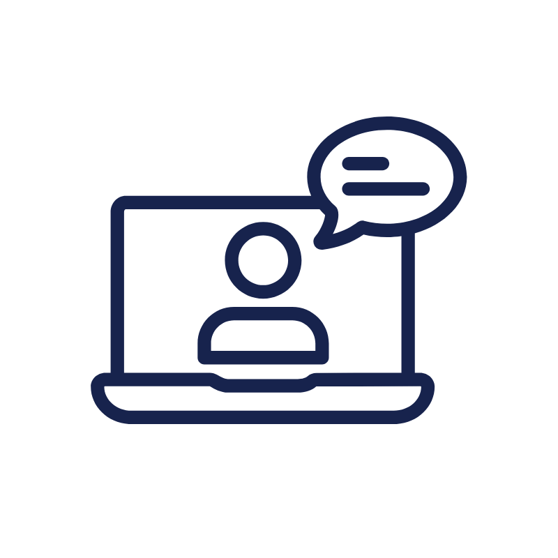 One-on-one online sessions